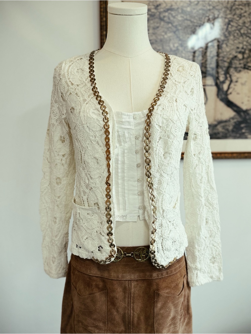 ✨ FREE PEOPLE vintage cardigan